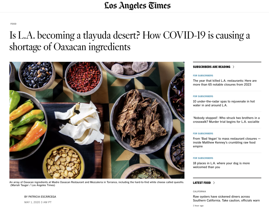 los angeles times article